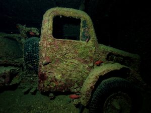 Trucks, jeeps, motorbikes, rifles, tanks. SS Thistlegorm